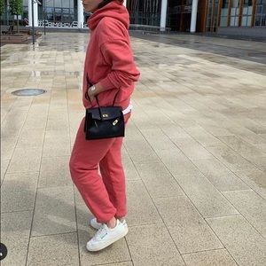 PANGAIA SWEATSUIT , MINERAL RED